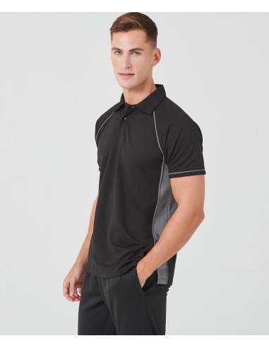 F-LV370-Mens Piped Performance Polo